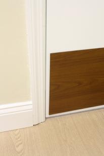 wooden door plate