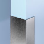 Surface-Mount Stainless Steel End Wall Guards