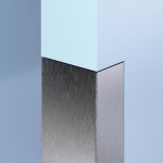 Flush-Mount Stainless Steel End Wall Guards