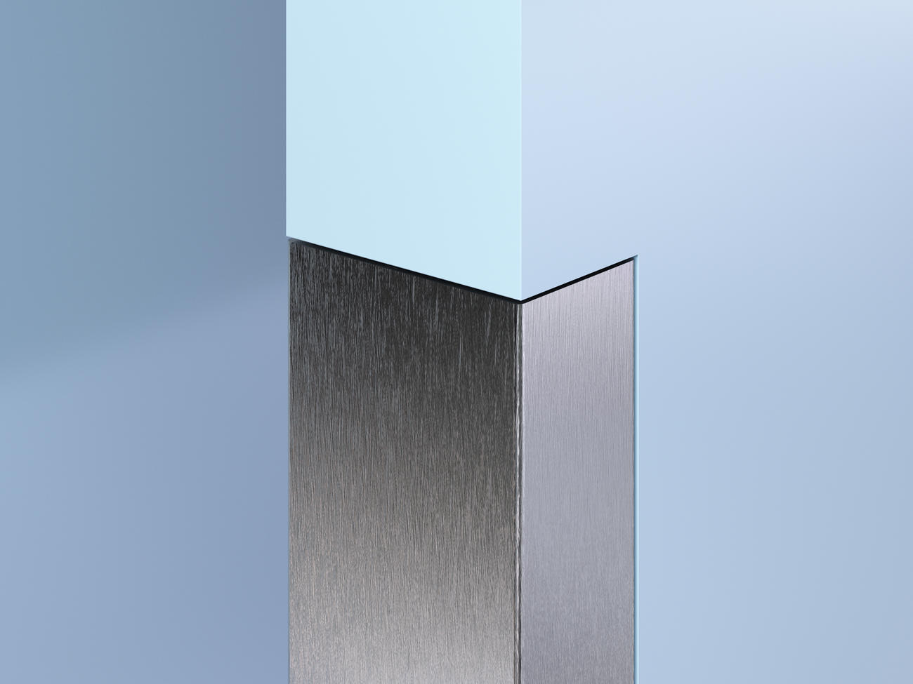 Flush-Mount Stainless Steel End Wall Guards