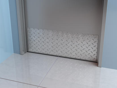 SS Diamond Plate Door and Frame Protection