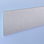 Patterned Stainless Steel Rub Rail