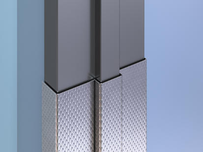 DFCP-16 Patterned Stainless Steel Door Frame Cover