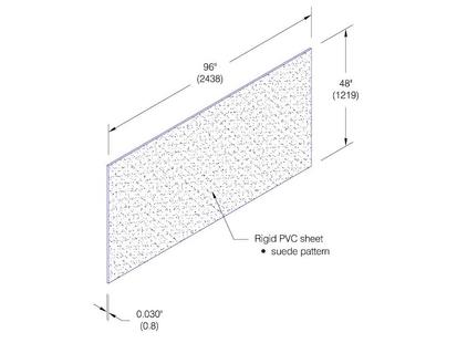 WCS-30 Suede Rigid PVC Wall Panel