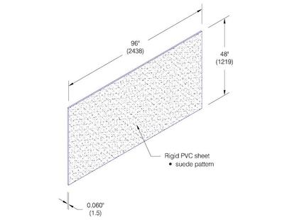 WCS-60 Suede Rigid PVC Wall Panel