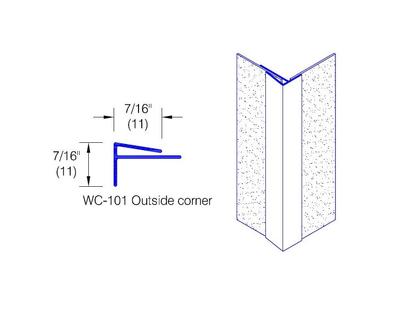 WC-101 Outside Corner Trim