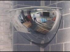 Quarter Dome Plexiglas Safety Mirrors