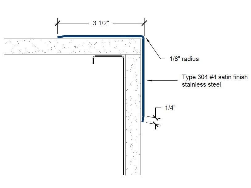 CG-50 | 3 1/2-inch wing; 90-deg; 1/8-inch radius-Specifications