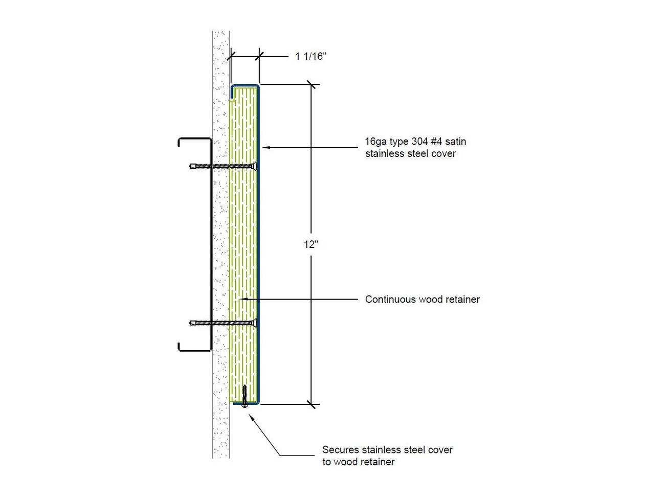 CRS-12SS | 12-inch profile-Specifications