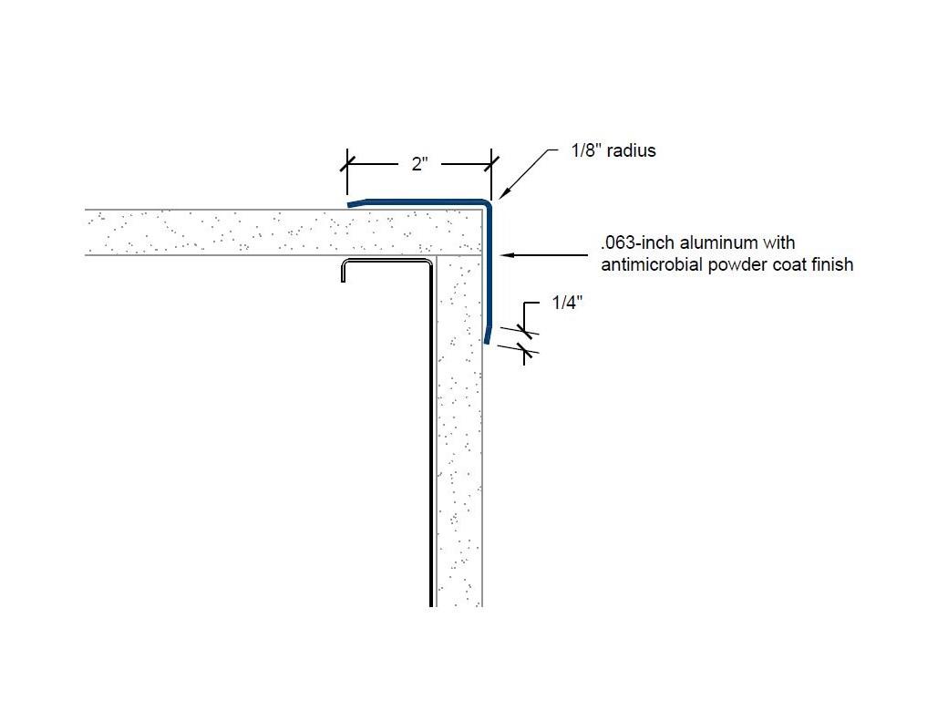 CGAM-51 | 2-inch wing; 90-deg; 1/8-inch radius-Specifications