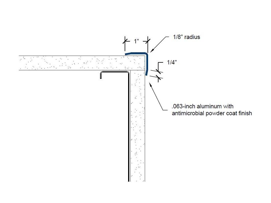 CGAM-52 | 1-inch wing; 90-deg; 1/8-inch radius-Specifications