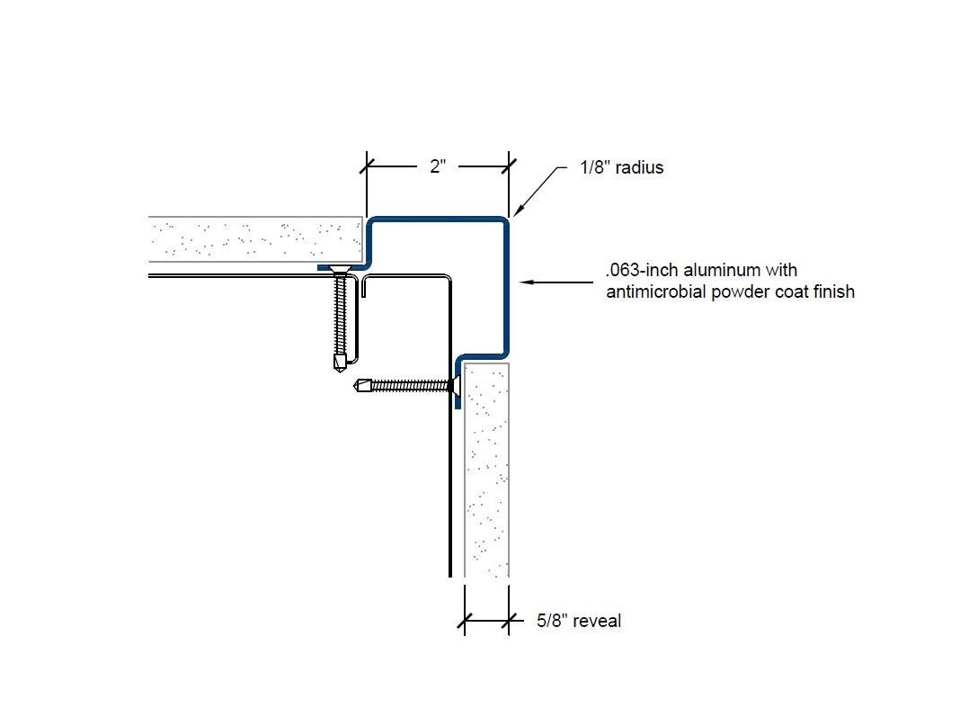 CGAM-200 | 2-inch wing; 90-deg; 1/8-inch radius-Specifications