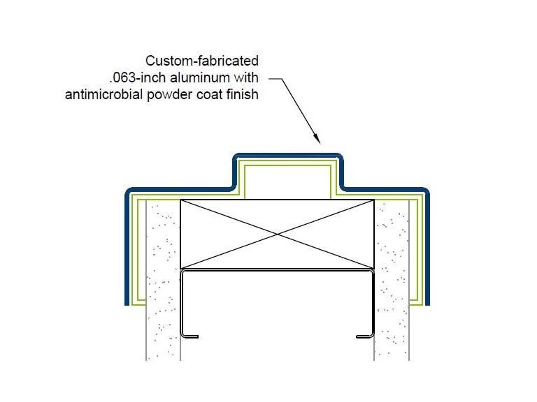 DFCAM-60 Antimicrobial Door Frame Cover-Specifications