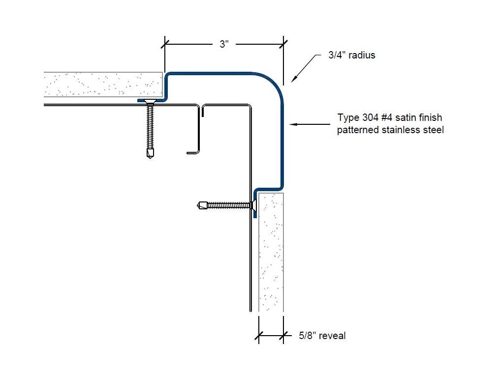 CGP-305 | 3-inch wing; 90-deg; 3/4-inch radius-Specifications