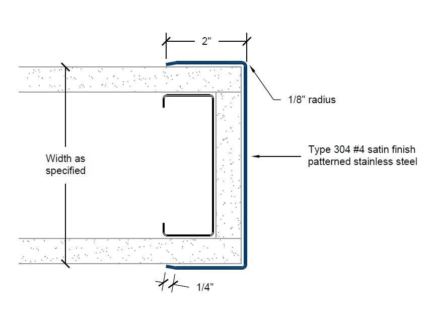 CGP-51-EW | 2-inch wings; 1/8-inch radius-Specifications