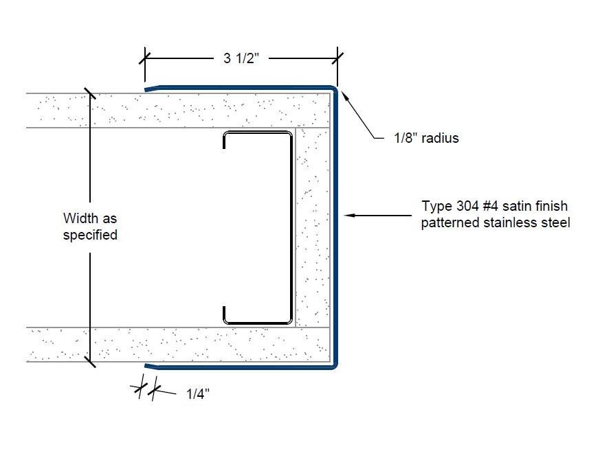 CGP-50-EW | 3 1/2-inch wings; 1/8-inch radius-Specifications