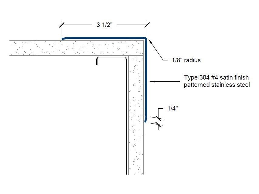 CGP-50 | 3 1/2-inch wing; 90-deg; 1/8-inch radius-Specifications