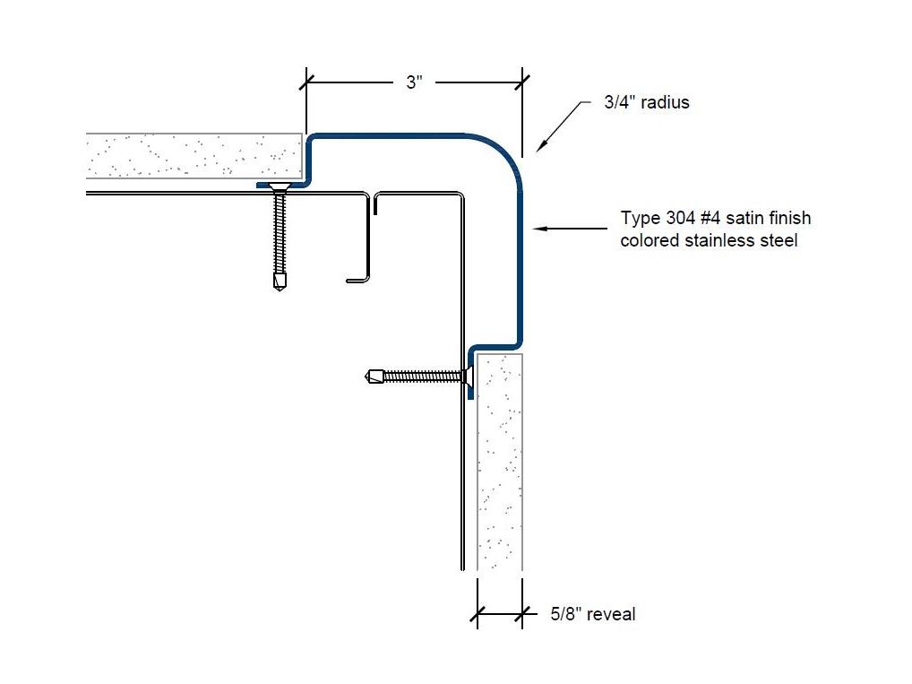 CGC-305 | 3-inch wing; 90-deg; 3/4-inch radius-Specifications