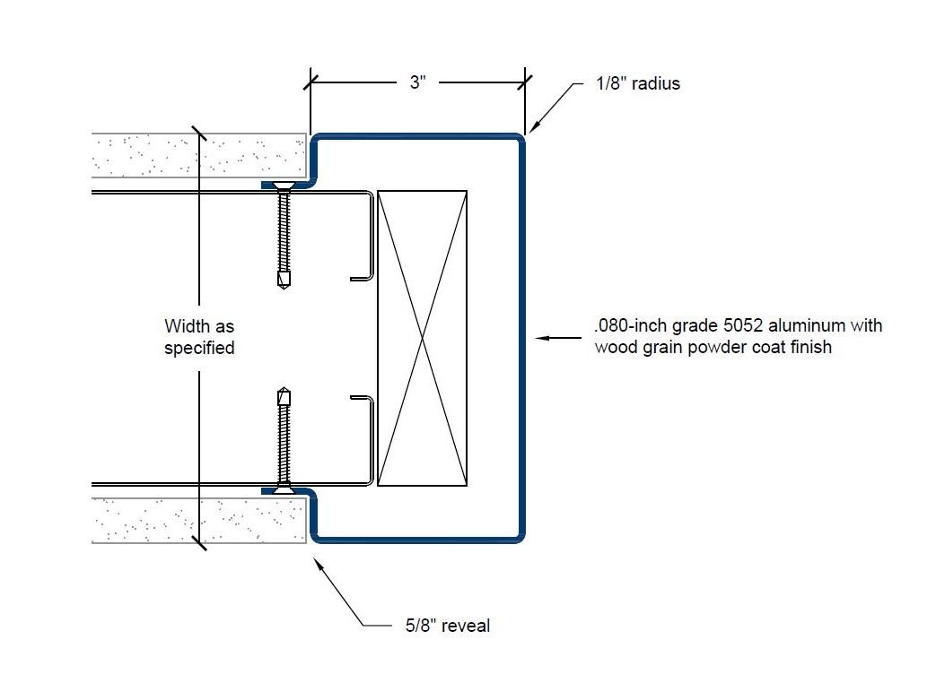 CGD-300-EW | 3-inch wings; 1/8-inch radius-Specifications