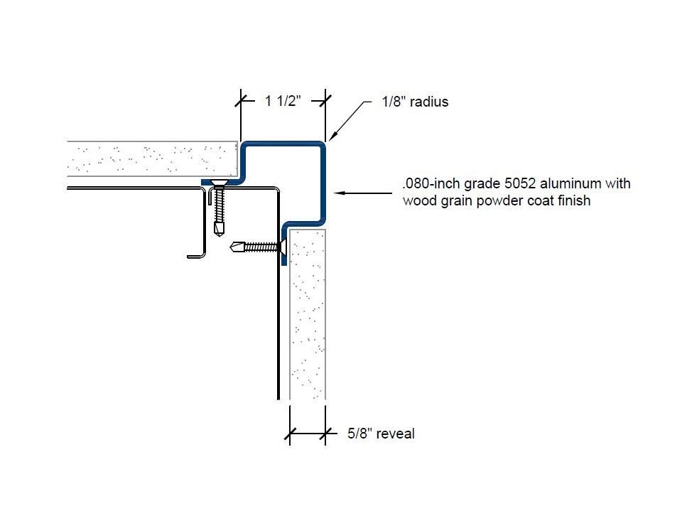 CGD-150 | 1 1/2-inch wing; 90-deg; 1/8-inch radius-Specifications