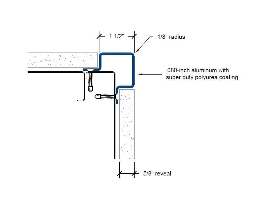 SD-150 | 1 1/2-inch wing; 90-deg; 1/8-inch radius-Specifications