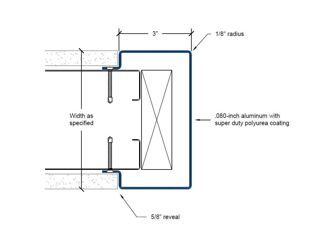 SD-300-EW | 3-inch wings; 1/8-inch radius-Specifications