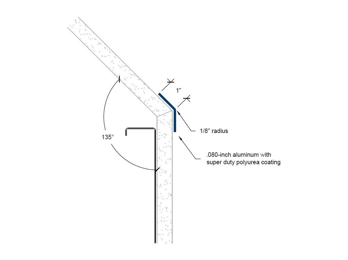 SD-403 | 1-inch wing; 135-deg; 1/8-inch radius-Specifications