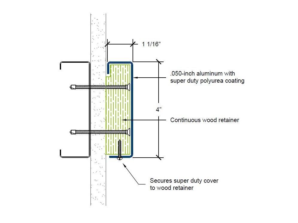 SDCR-4SSW | 4-inch profile-Specifications