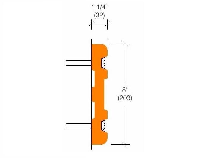 E-2 | 8-inch profile-Specifications