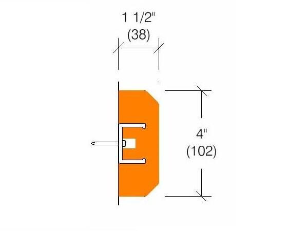 EB-4 | 4-inch x 1 1/2-inch profile-Specifications