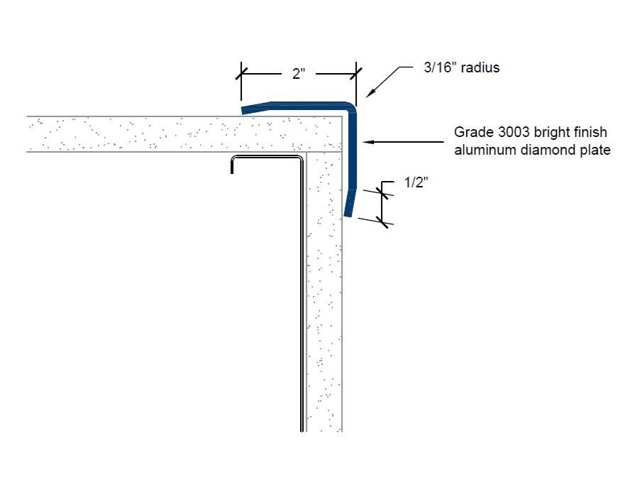 CGAD-51 | 2-inch wing; 90-deg; 3/16-inch radius-Specifications