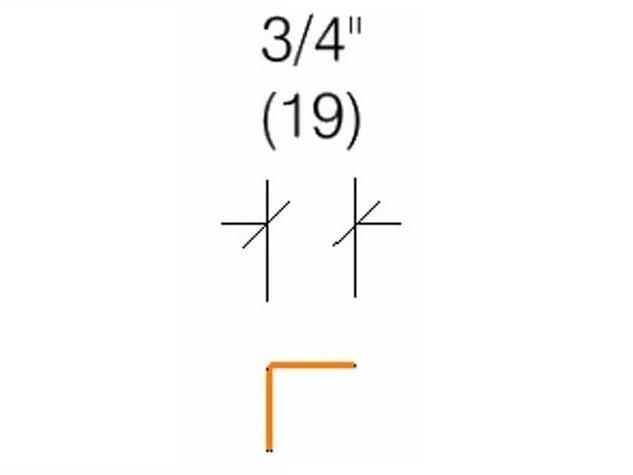 CG-16 | 3/4-inch wing; 90-deg; 1/16-inch radius-Specifications