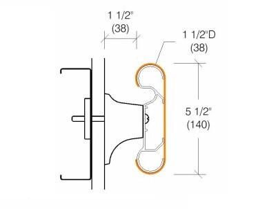 BR-500 Rigid PVC Handrail-Specifications