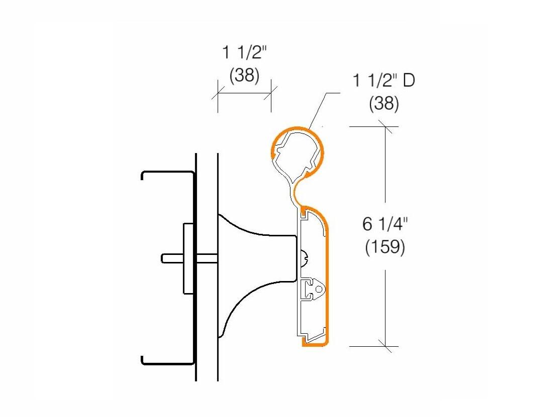 BR-400V Rigid PVC Handrail-Specifications