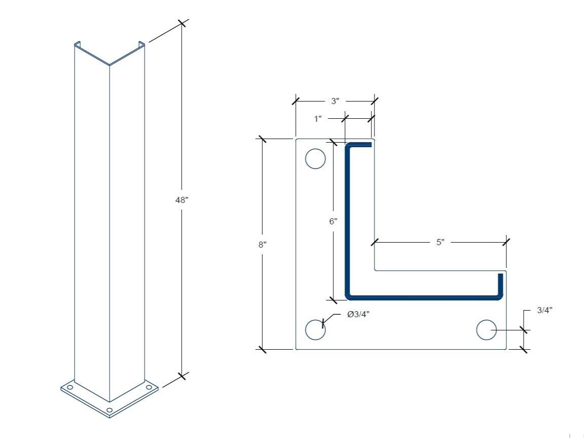 OM8248 | 48-inch height-Specifications