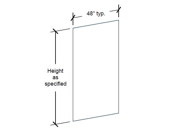 WCHW-80 Full Height Wall Panel